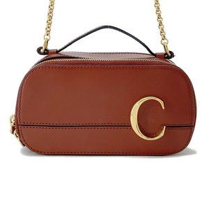 CHLOE Brown Leather Shoulder Bag